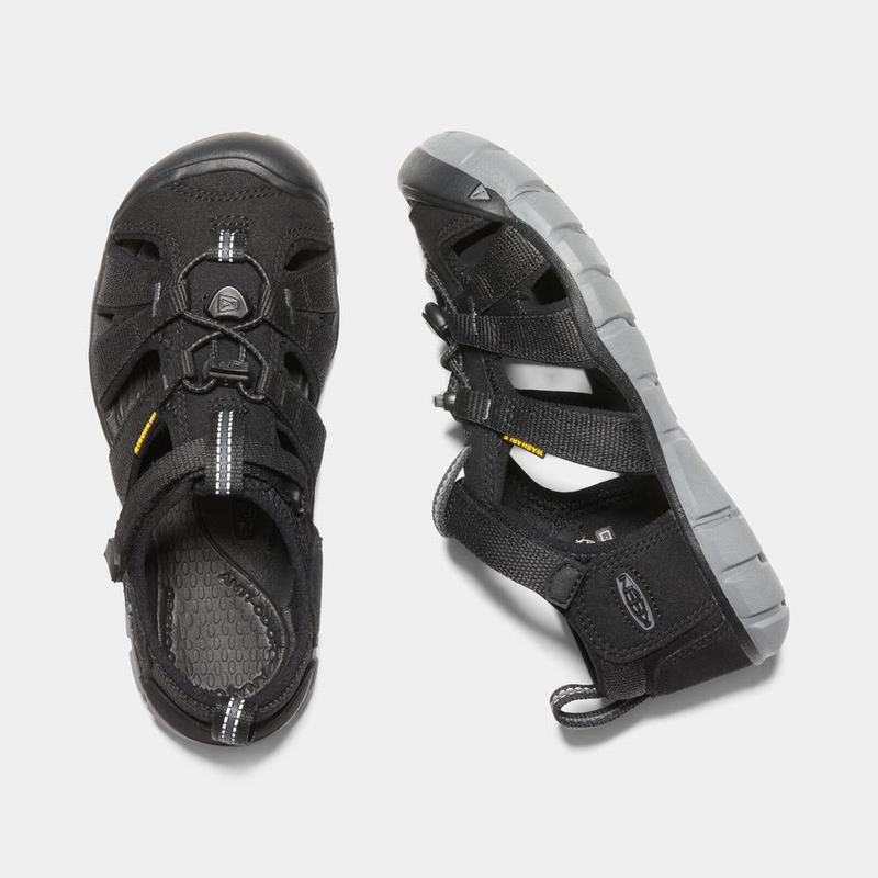 Keen Seacamp II Cnx Sandals Canada - Keen Kids Sandals Black (PVTC40561)